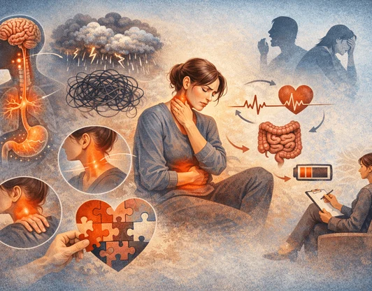 Телесный симптом как сигнал бессознательного: как тело помогает справляться с внутренним напряжением