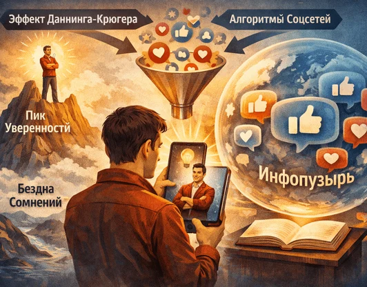 Иллюзия понимания: как социальные сети усиливают когнитивные искажения